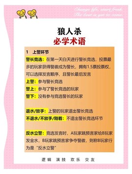 狼人杀发言都说什么[图2]