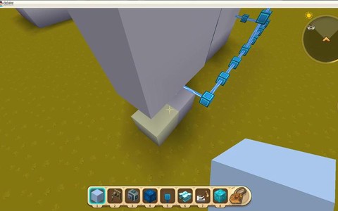 迷你世界怎么旋转门