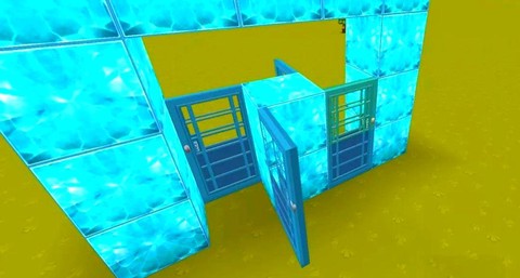 迷你世界怎么旋转门[图1]