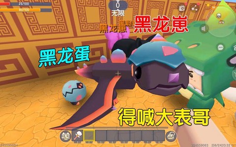 迷你世界怎么有黑龙蛋
