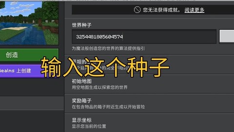 我的世界怎么种种子